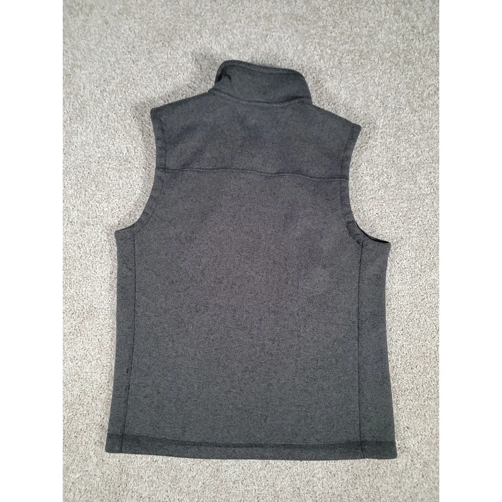 The North Face Gordon Lyons Fleece Sweater Vest Medium Gray Mens Casual Fit Mock